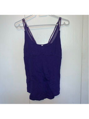 Women's RVCA Purple Tank Top Size Large